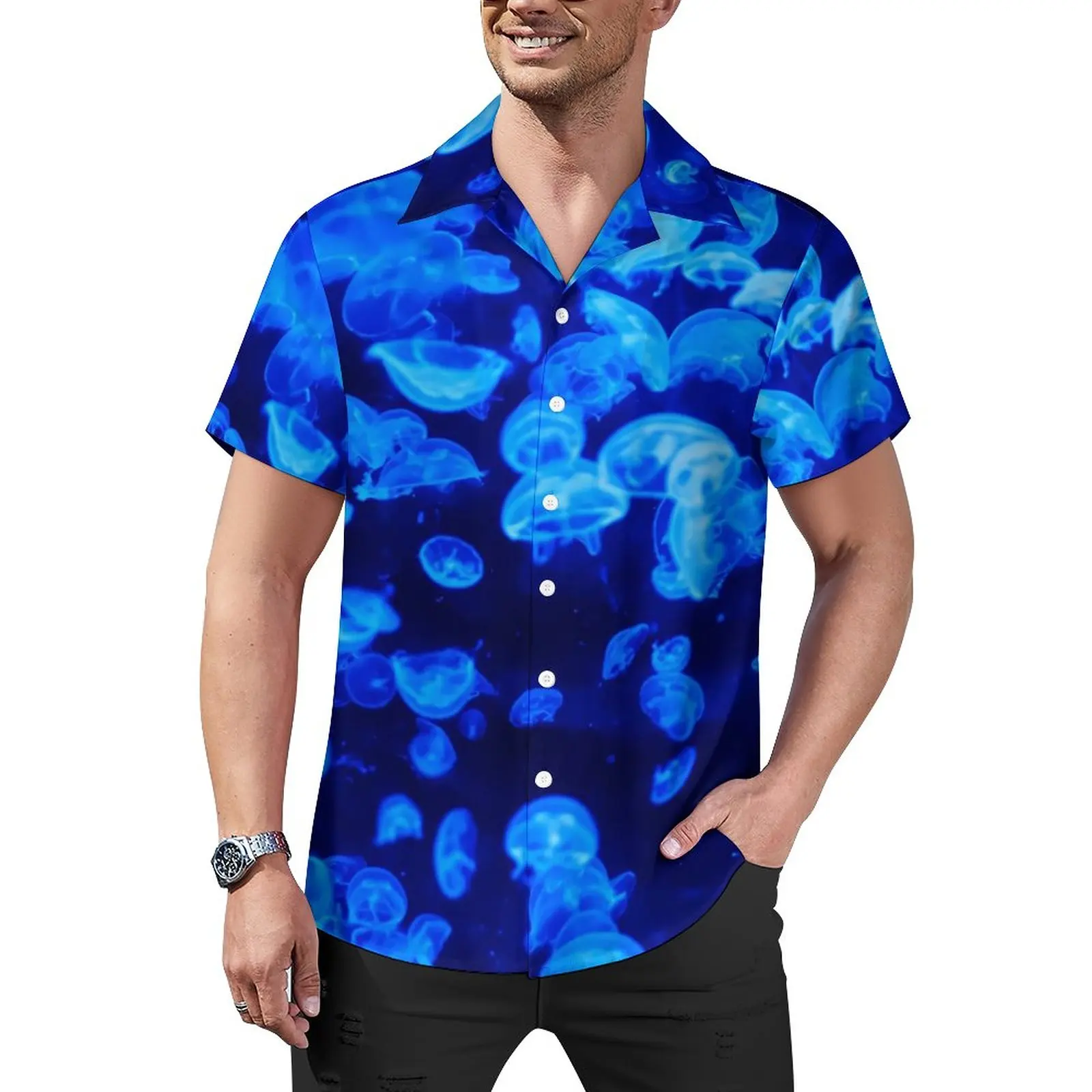 Jellies Casual Shirts Swarm of Jellyfish Beach Shirt Hawaii Y2K Blouses Man Graphic 3XL 4XL
Jellies Casual Shirts Swarm of Jellyfish Beach Shirt Hawaii Y2K Blouses Man Graphic 3XL 4XL