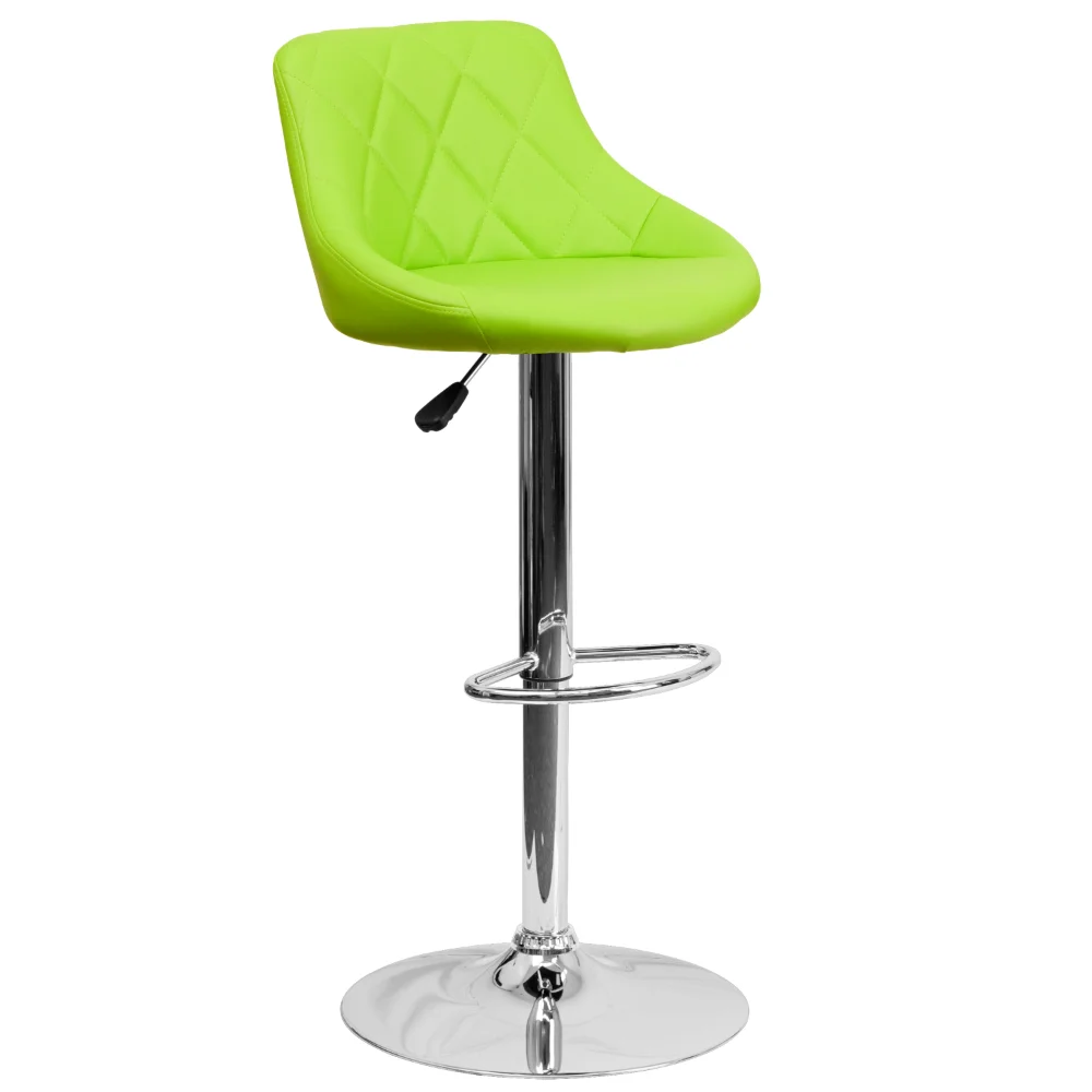 ,Dale Contemporary Black Vinyl Bucket Seat Adjustable Height Barstool with Diamond Pattern Back and Chrome Base Dining Chairs
,Dale Contemporary Black Vinyl Bucket Seat Adjustable Height Barstool with Diamond Pattern Back and Chrome Base Dining Chairs