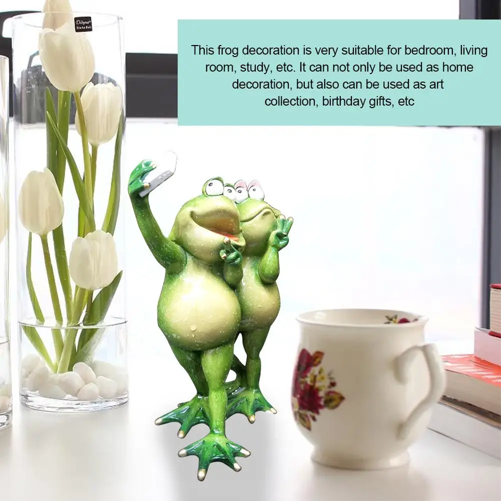 3D Resin Frog Ornament Cute Green Figurine Statue Mini Craft Home Decoration for Living Room Bedroom
3D Resin Frog Ornament Cute Green Figurine Statue Mini Craft Home Decoration for Living Room Bedroom