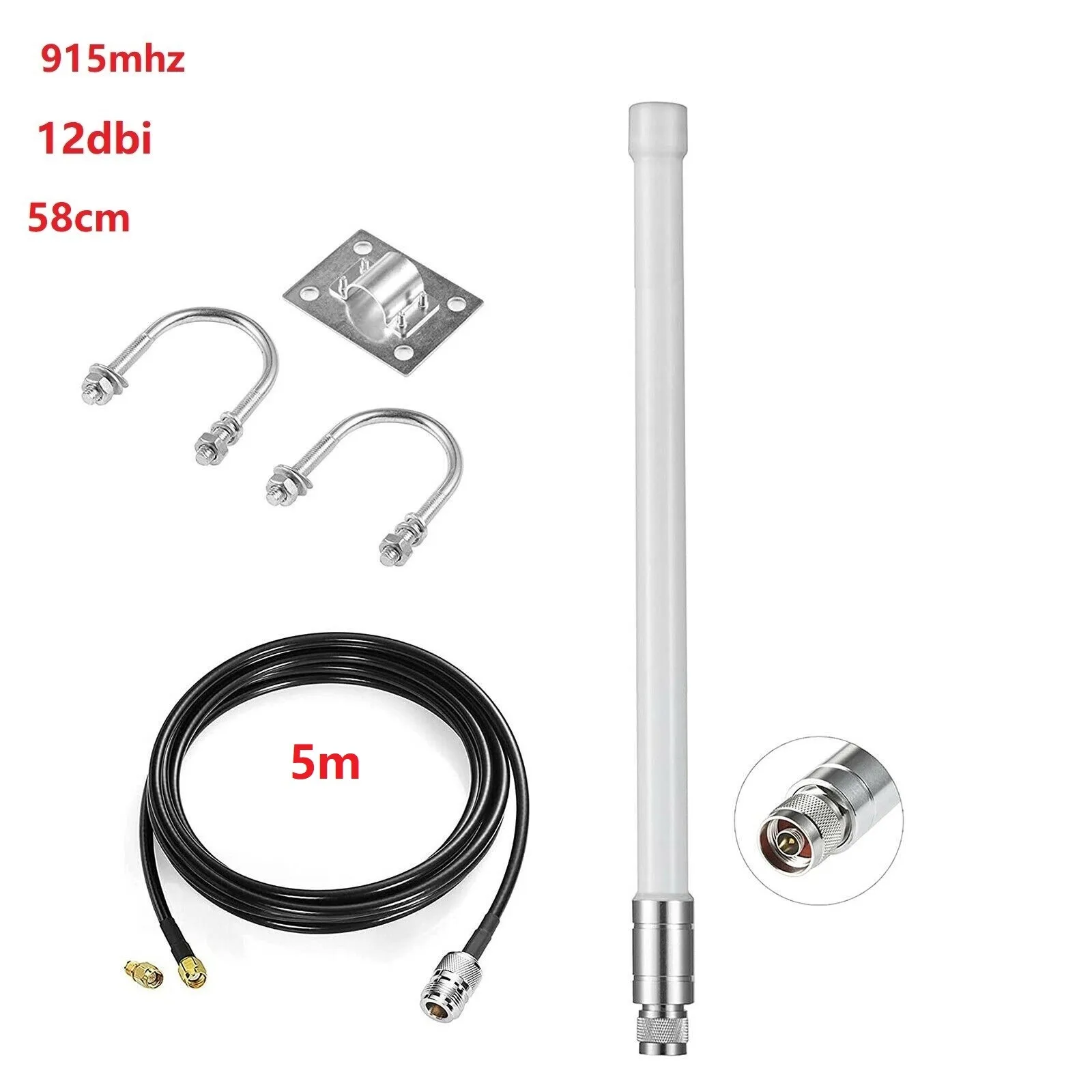Комплект антенн 10dbi/12 дБ, уличная Лора-антенна для майнинга Helium Hotspot 915 МГц для RAK Nebra Bobcat N, гнездовой разъем, кабель антенны
Комплект антенн 10dbi/12 дБ, уличная Лора-антенна для майнинга Helium Hotspot 915 МГц для RAK Nebra Bobcat N, гнездовой разъем, кабель антенны