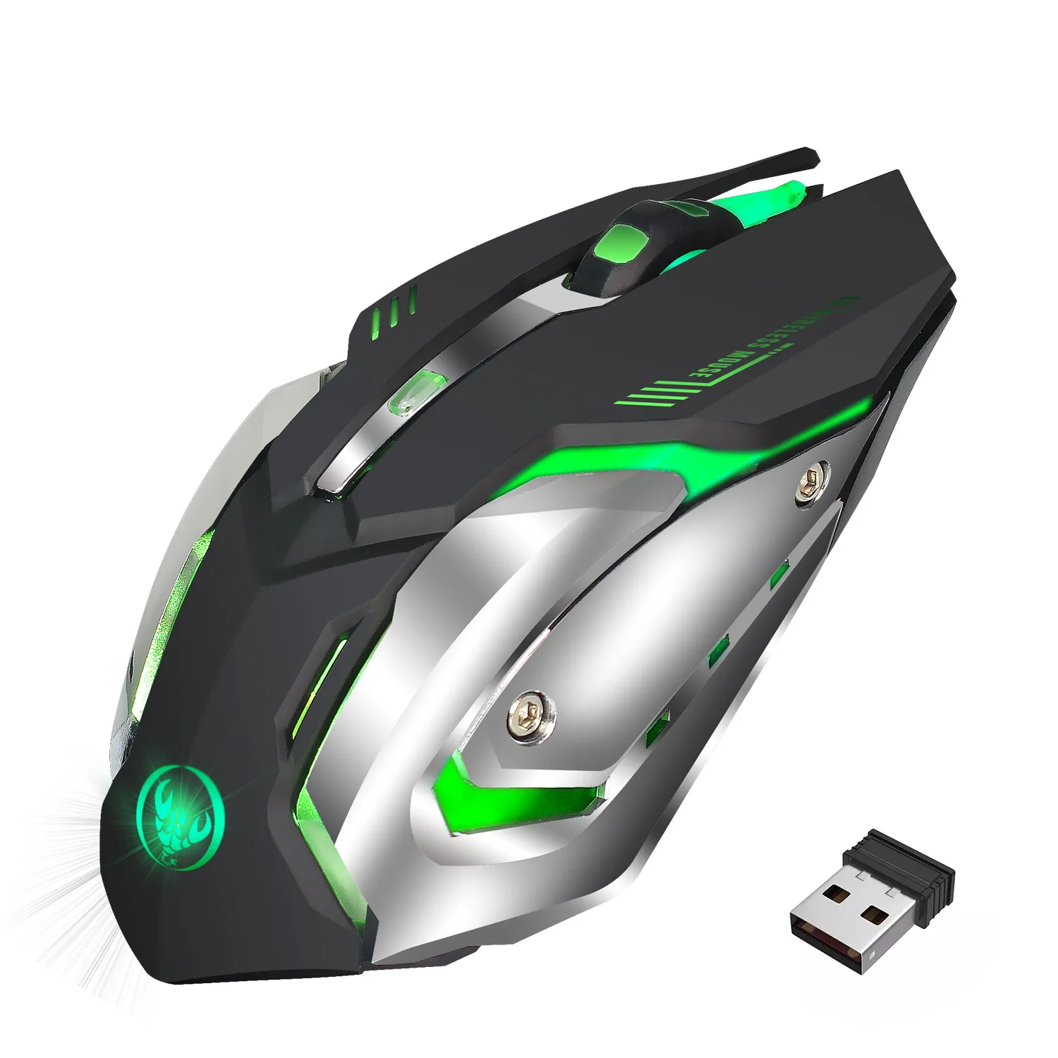 wireless 2.4G backlit RGB gaming mause USB charging gaming mouse transmission distance colorful luminous 2400dpi Mice
wireless 2.4G backlit RGB gaming mause USB charging gaming mouse transmission distance colorful luminous 2400dpi Mice