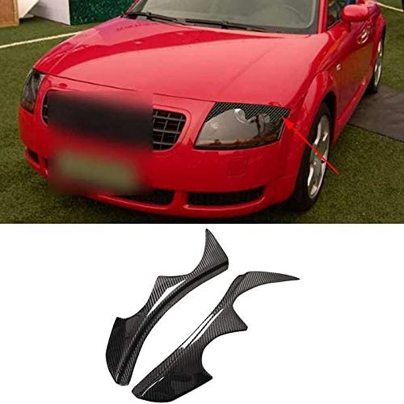 Car Carbon Fiber Headlight Cover Eyelids Front Lamp Eyebrow Sticker For- TT MK1 1998 - 2006
Car Carbon Fiber Headlight Cover Eyelids Front Lamp Eyebrow Sticker For- TT MK1 1998 - 2006