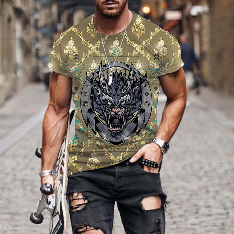 Men's T-shirt Oversized Abstract Mechanical Pattern Harajuku O-Neck Cool Tees Clothes Hip Hop Casual Short Sleeve Breathable
Men's T-shirt Oversized Abstract Mechanical Pattern Harajuku O-Neck Cool Tees Clothes Hip Hop Casual Short Sleeve Breathable