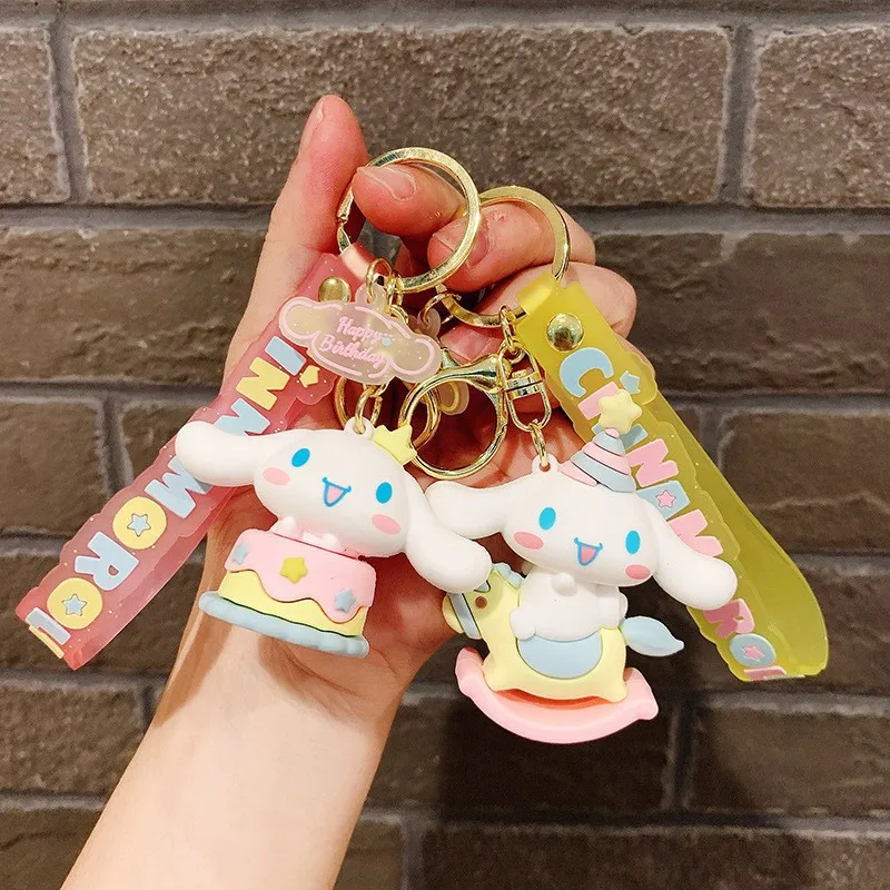 Sanrio Cinnamoroll Kawaii Keychain Kids Anime Figures Toys Cartoon Bag Pendants Car Keyrings Childrens Boys Girls Birthday Gifts
Sanrio Cinnamoroll Kawaii Keychain Kids Anime Figures Toys Cartoon Bag Pendants Car Keyrings Childrens Boys Girls Birthday Gifts
