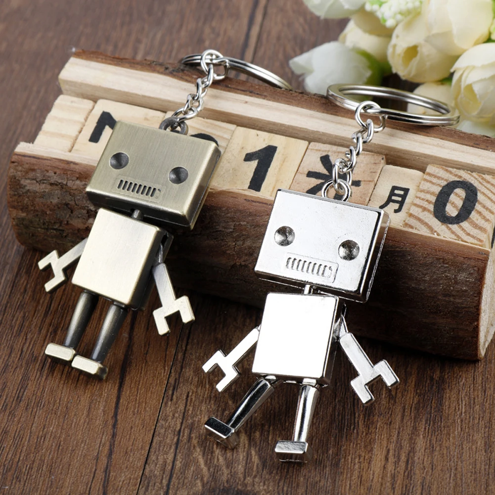 Cute Movable Robot Alloy Keychain Backpack Car Key Pendant Keyring Men Children Accessories Trendy Jewelry Friend's Gifts
Cute Movable Robot Alloy Keychain Backpack Car Key Pendant Keyring Men Children Accessories Trendy Jewelry Friend's Gifts