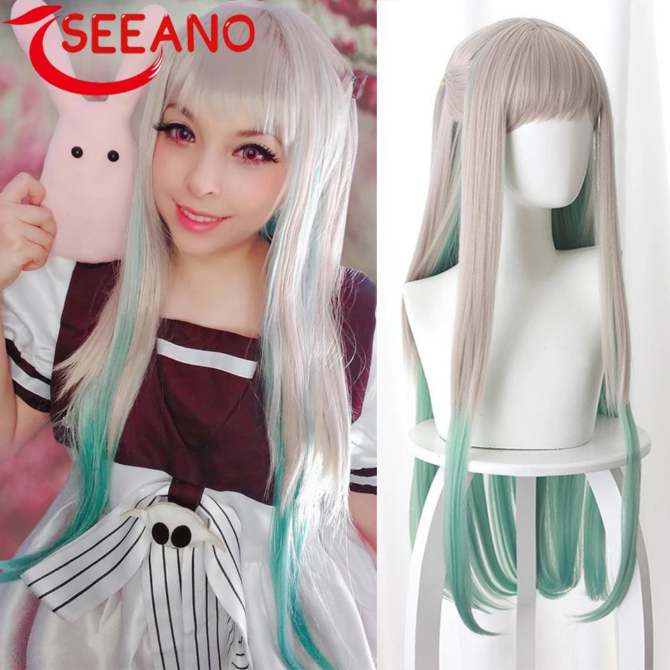 SEEANO Synthetic Kitagawa Marin Cosplay Wig With Bangs Long Straight Lolita Wig Yellow Purple Pink Blonde White Women's Wigs
SEEANO Synthetic Kitagawa Marin Cosplay Wig With Bangs Long Straight Lolita Wig Yellow Purple Pink Blonde White Women's Wigs