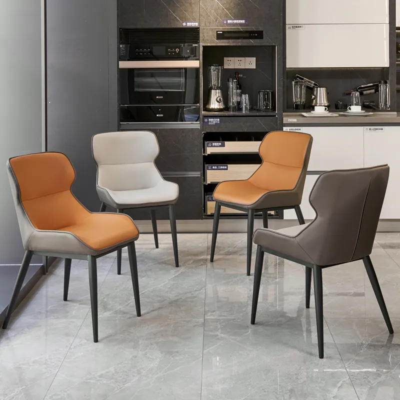 Modern simple dining chair leather back chair Nordic light extravagant simple home restaurant hotel desk dresser chair
Modern simple dining chair leather back chair Nordic light extravagant simple home restaurant hotel desk dresser chair