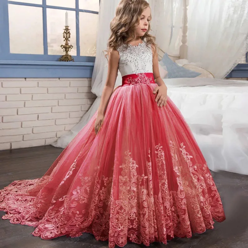 Flower Girl Wedding Evening Long Party Dresses Kids Dresses For Girls Princess Dress Teenage Dress 7 8 9 10 12 14 Year Vestidos
Flower Girl Wedding Evening Long Party Dresses Kids Dresses For Girls Princess Dress Teenage Dress 7 8 9 10 12 14 Year Vestidos