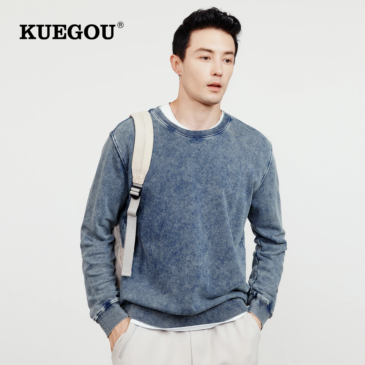 KUEGOU 2022 Осень Новый 100% Хлопок Толстовки Винтаж Мужчины Jogger Толстовки Промытые Ткань Высокое Качество Топ Плюс Размер 9527
KUEGOU 2022 Осень Новый 100% Хлопок Толстовки Винтаж Мужчины Jogger Толстовки Промытые Ткань Высокое Качество Топ Плюс Размер 9527
