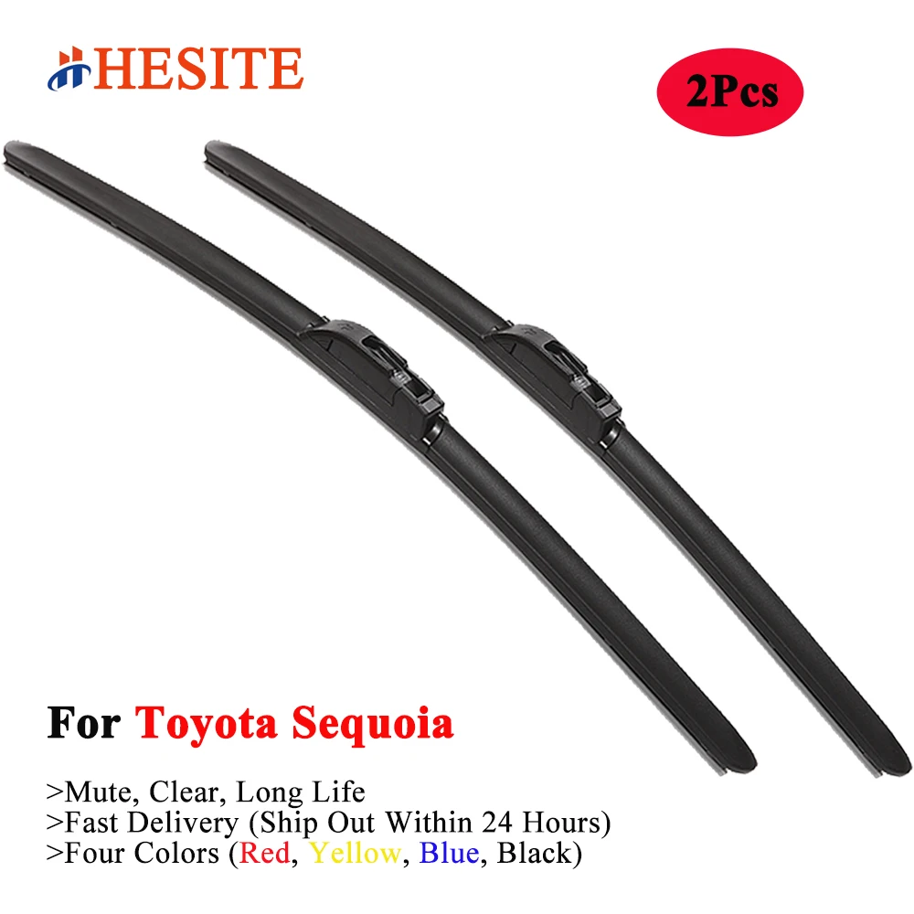 Colored Frameless Wiper Blades For Toyota Sequoia 2001-2007 2Pcs Colorful Windscreen Wipers With Natrual Rubber Red Blue Yellow
Colored Frameless Wiper Blades For Toyota Sequoia 2001-2007 2Pcs Colorful Windscreen Wipers With Natrual Rubber Red Blue Yellow