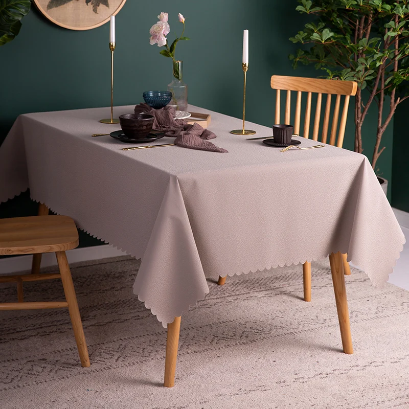 The tablecloth is oil resistant, waterproof and washing free. Modern, simple, colorful technological fabric. Tea table
The tablecloth is oil resistant, waterproof and washing free. Modern, simple, colorful technological fabric. Tea table