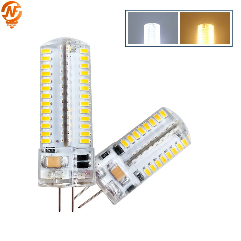 

LED Lamp G4 AC DC 12V 220V 2W 3W 5W 6W 9W SMD 3014 Silicone Light Warm Cold/White LED Bulb 360 Beam Angle Replace Halogen Lights