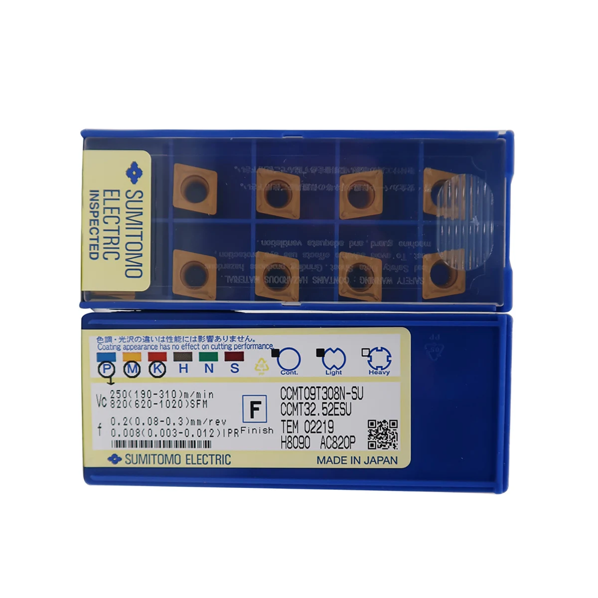 SUMITOMO 100% Original CCMT CCMT120408N CCMT120404N CCMT09T308N CCMT080304N CCMT060204N SU SC AC820P Carbide Turning Inserts
SUMITOMO 100% Original CCMT CCMT120408N CCMT120404N CCMT09T308N CCMT080304N CCMT060204N SU SC AC820P Carbide Turning Inserts