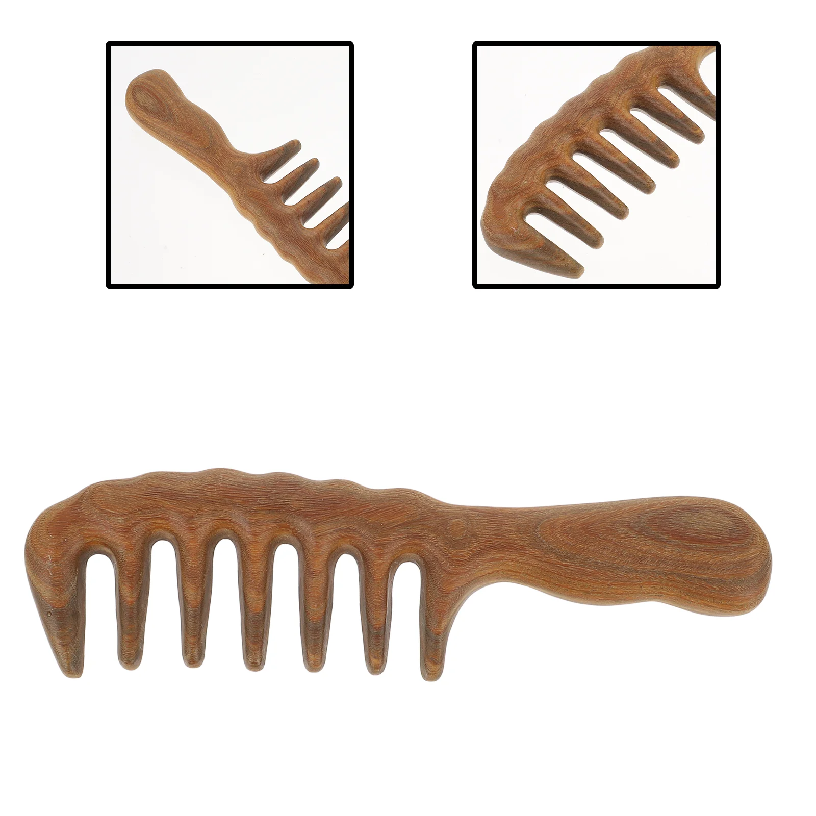 

Comb Hair Wide Tooth Meridian Scalp Massage Curly Wooden Detangling For Care Tool Facial Gua Tools Sha Wood Relaxation Loss