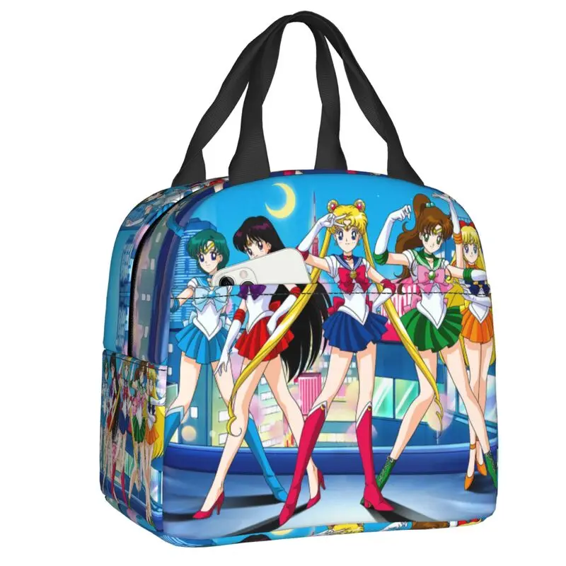Moon Sailors Team Thermal Insulated Lunch Bags Women Japanese Anime Lunch Container for Outdoor Camping Storage Food Bento Box
Moon Sailors Team Thermal Insulated Lunch Bags Women Japanese Anime Lunch Container for Outdoor Camping Storage Food Bento Box