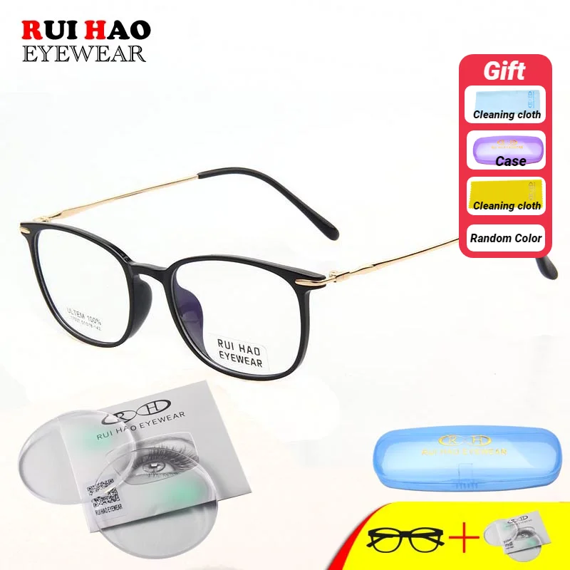 Rui Hao Eyewear Prescription Glasses Progressive Spectacles Single Vision Glasses CR39 Resin Lenses Custom Optical Eyeglasses 
Rui Hao Eyewear Prescription Glasses Progressive Spectacles Single Vision Glasses CR39 Resin Lenses Custom Optical Eyeglasses