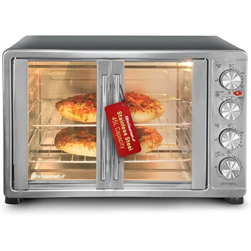 

ETO-4510M французская дверь 47,5qt, конвекционная печь на 18 ломтиков с 4 кнопками управления, печь для жарки и выпечки, сохраняет тепло
