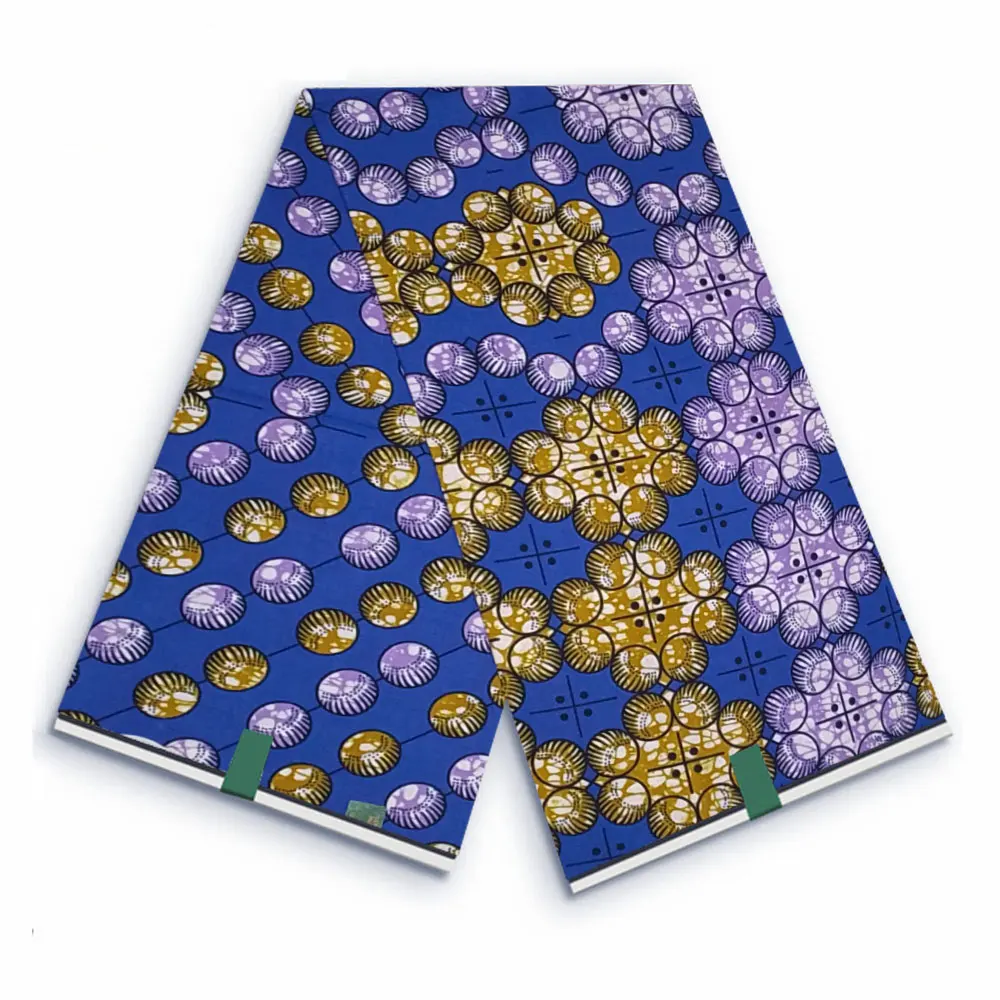 African Wax Fabric Veritable Super Nigerian Ankara Block Prints Batik Fabric High Quality 100% Cotton For Party Dress
African Wax Fabric Veritable Super Nigerian Ankara Block Prints Batik Fabric High Quality 100% Cotton For Party Dress