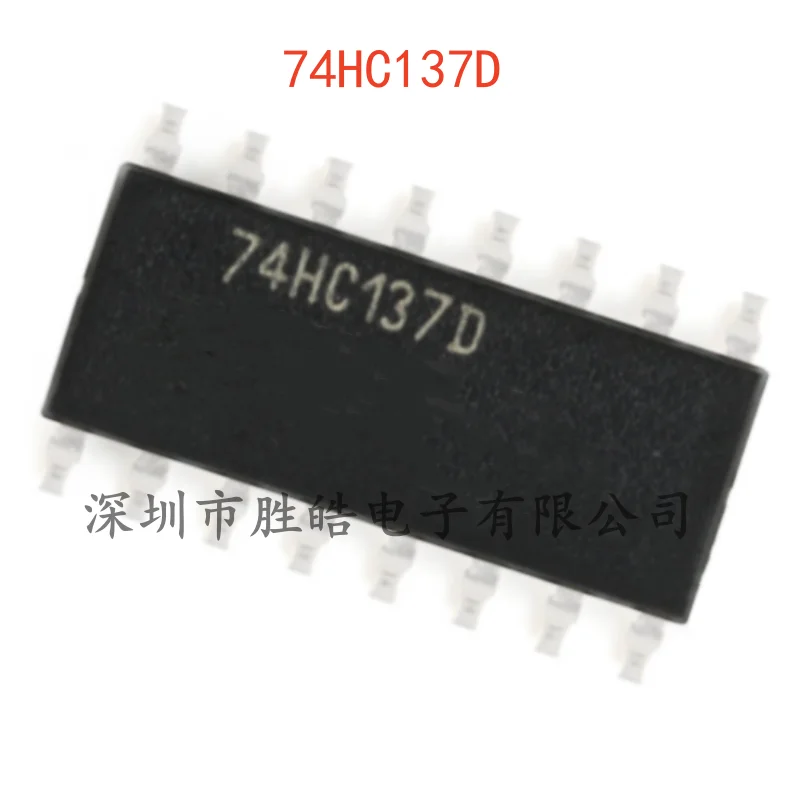 (10PCS) NEW 74HC137D , 653 3 To 8 Line Decoder / Multiplexer Inverse SOIC-16 74HC137D Integrated Circuit
(10PCS) NEW 74HC137D , 653 3 To 8 Line Decoder / Multiplexer Inverse SOIC-16 74HC137D Integrated Circuit
