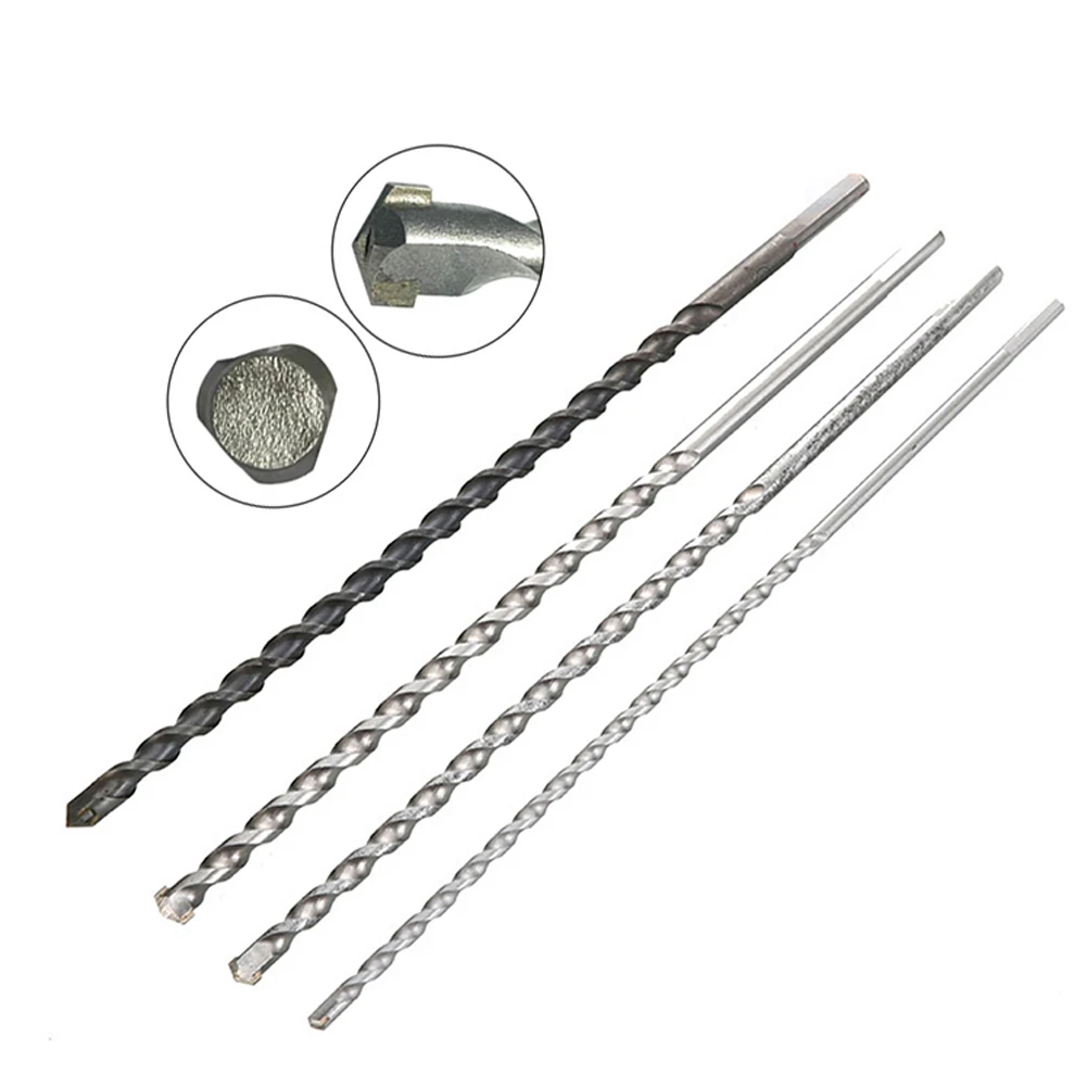 4 Pcs 300mm Impact Drill Bits 6/8/10/12mm Triangle Shank Tungsten Carbide Tip For Masonry Concrete Limestone Drilling Tool Parts
4 Pcs 300mm Impact Drill Bits 6/8/10/12mm Triangle Shank Tungsten Carbide Tip For Masonry Concrete Limestone Drilling Tool Parts