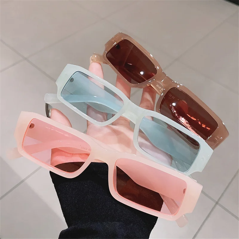 Small Square Trendy Sunglasses Women Men Small Rectangle Sun Glasses Ladies Jelly Color 90s Eyewear Black Shades UV400
Small Square Trendy Sunglasses Women Men Small Rectangle Sun Glasses Ladies Jelly Color 90s Eyewear Black Shades UV400