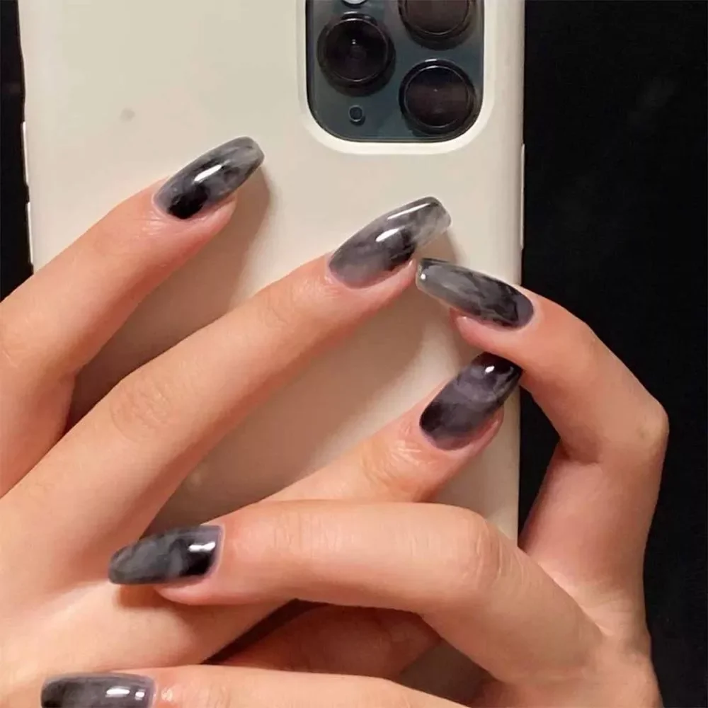 Long Coffin False Nails Red Wine colour Artificial Ballerina Fake Nails With Glue Full Cover Nail Tips Press On Nails
Long Coffin False Nails Red Wine colour Artificial Ballerina Fake Nails With Glue Full Cover Nail Tips Press On Nails