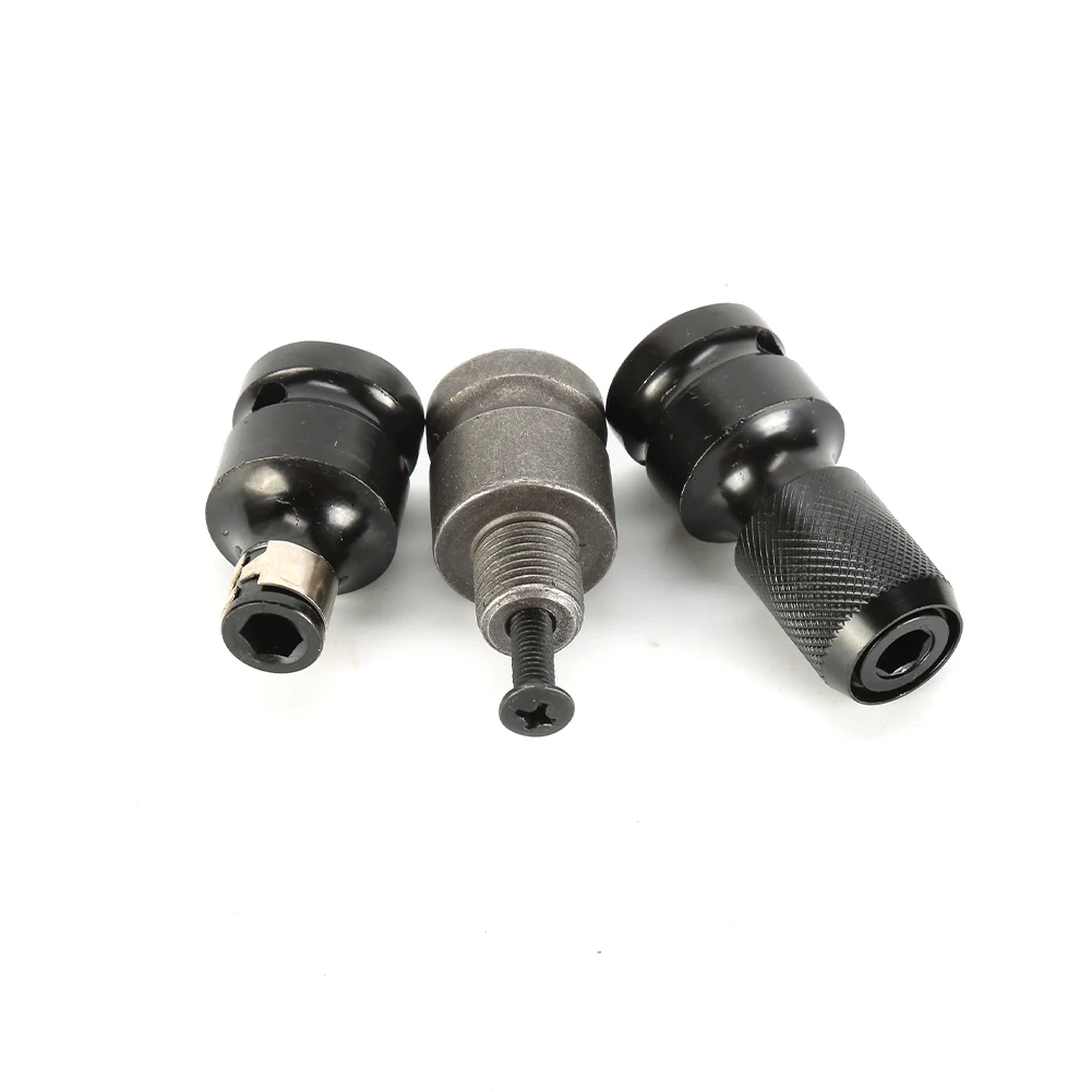 Steel Hex Socket Adapter 3pcs Black/Silver Converter Tool Hex Drill Chuck Quick Release Converter Socket Adapter
Steel Hex Socket Adapter 3pcs Black/Silver Converter Tool Hex Drill Chuck Quick Release Converter Socket Adapter