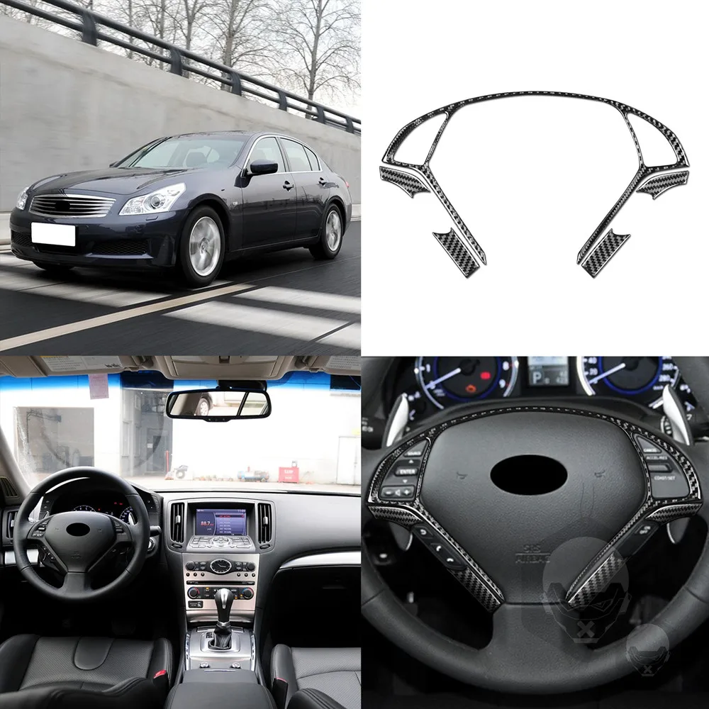 Suitable for Infiniti G37 10-13 Q60 14-15 Steering Wheel Carbon Fiber Trim Cover Trim 5 Piece Set
Suitable for Infiniti G37 10-13 Q60 14-15 Steering Wheel Carbon Fiber Trim Cover Trim 5 Piece Set
