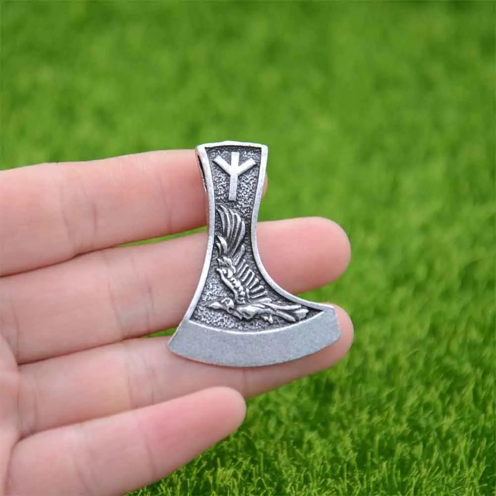 Nostalgia Odin Raven And Wolf Amulet Viking Nordic Runes ALGIZ OTHALA Slavic Perun Axe Pendant Necklace Wicca Pagan Talisman
Nostalgia Odin Raven And Wolf Amulet Viking Nordic Runes ALGIZ OTHALA Slavic Perun Axe Pendant Necklace Wicca Pagan Talisman