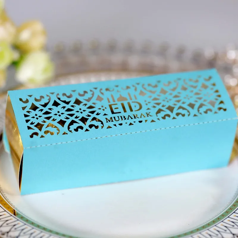 10pcs Eid Mubarak Chocolate Candy Box Ramadan Kareem Favor Gift Box DIY Islamic Muslim Festival Happy Al-Fitr Eid Party Supplies
10pcs Eid Mubarak Chocolate Candy Box Ramadan Kareem Favor Gift Box DIY Islamic Muslim Festival Happy Al-Fitr Eid Party Supplies