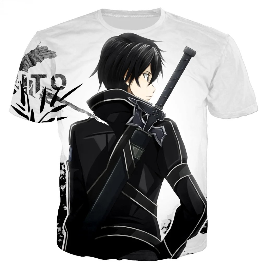 Футболка Kirito в стиле унисекс, Повседневная тенниска с 3D-принтом аниме «меч арт онлайн», Стильная майка в стиле хип-хоп, уличная одежда, на лет...
Футболка Kirito в стиле унисекс, Повседневная тенниска с 3D-принтом аниме «меч арт онлайн», Стильная майка в стиле хип-хоп, уличная одежда, на лет...