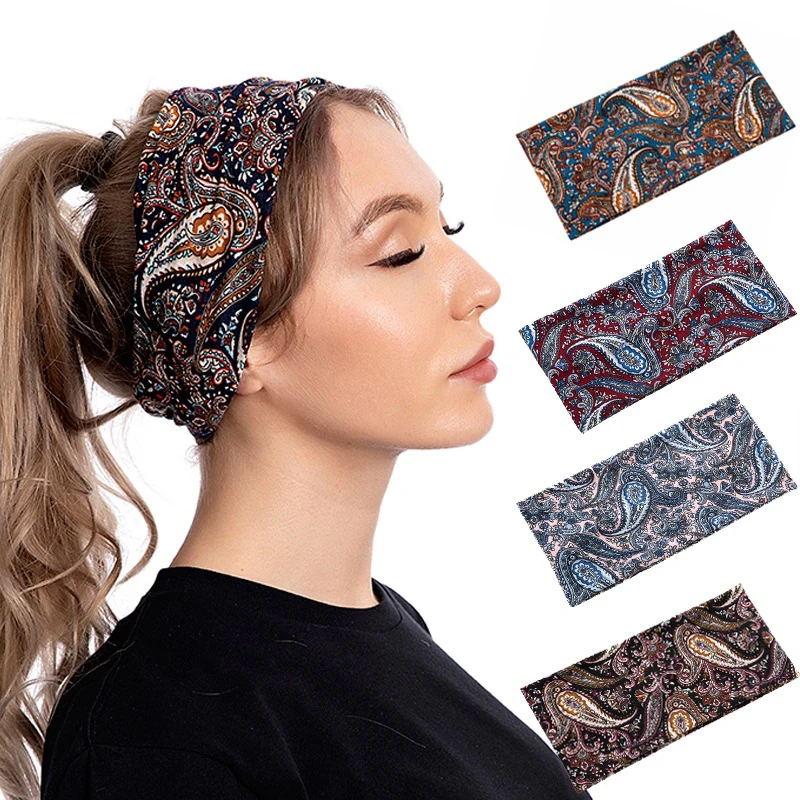 Headwear Hair Accessories Bohemian HairBands Fashion Women Vintage Cross Turban Bandage Unisex Print Headbands Summer Scrunchies
Headwear Hair Accessories Bohemian HairBands Fashion Women Vintage Cross Turban Bandage Unisex Print Headbands Summer Scrunchies