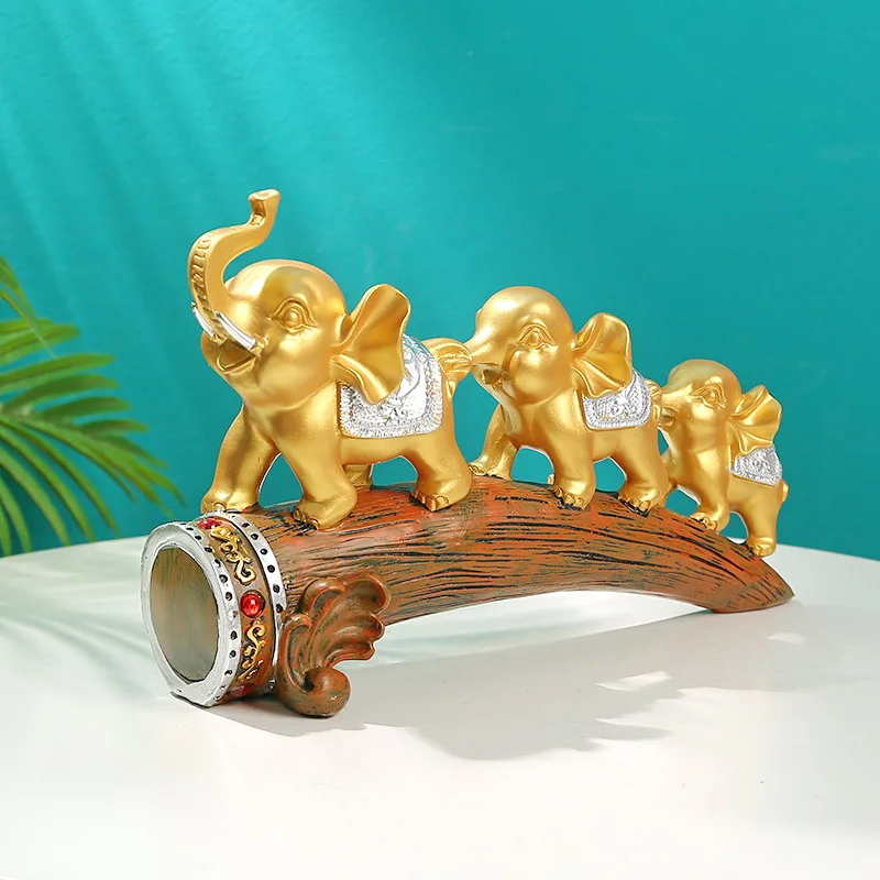 Modern Cute Elephant Family Decorative Sculptures for Home Resin Feng Shui Ganesha Collectible Figurines for Home Decorations
Modern Cute Elephant Family Decorative Sculptures for Home Resin Feng Shui Ganesha Collectible Figurines for Home Decorations
