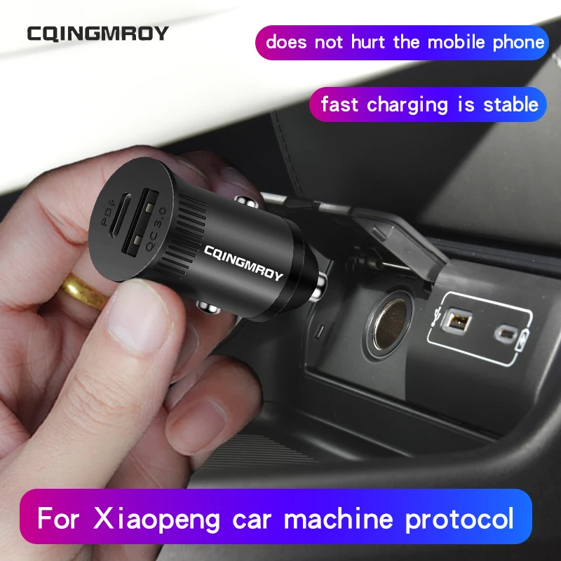 PD Car Charger For Xiaopeng Motor Computer Agreement Type-C and USB port fast charger charger Cigaretteer power supply charger
PD Car Charger For Xiaopeng Motor Computer Agreement Type-C and USB port fast charger charger Cigaretteer power supply charger