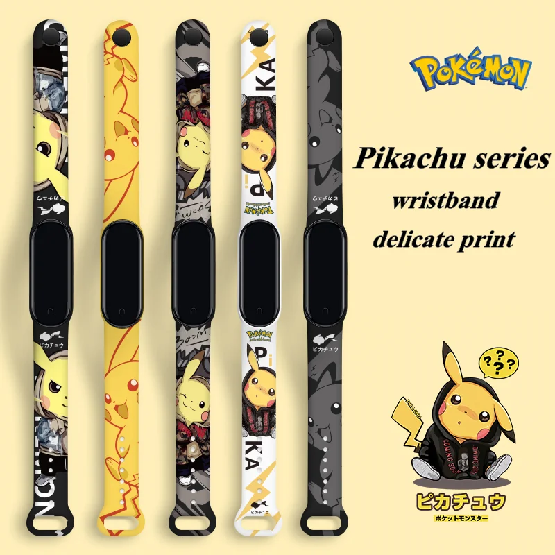 Pokemon Strap LED Electronic Digital Watch Fashion Colorful Bracelet Touch Waterproof Anime Character Pikachu Children's Gift
Pokemon Strap LED Electronic Digital Watch Fashion Colorful Bracelet Touch Waterproof Anime Character Pikachu Children's Gift