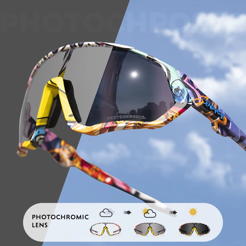 Солнцезащитные очки Kapvoe для мужчин и женщин фотохромные велоспорта шоссейных
