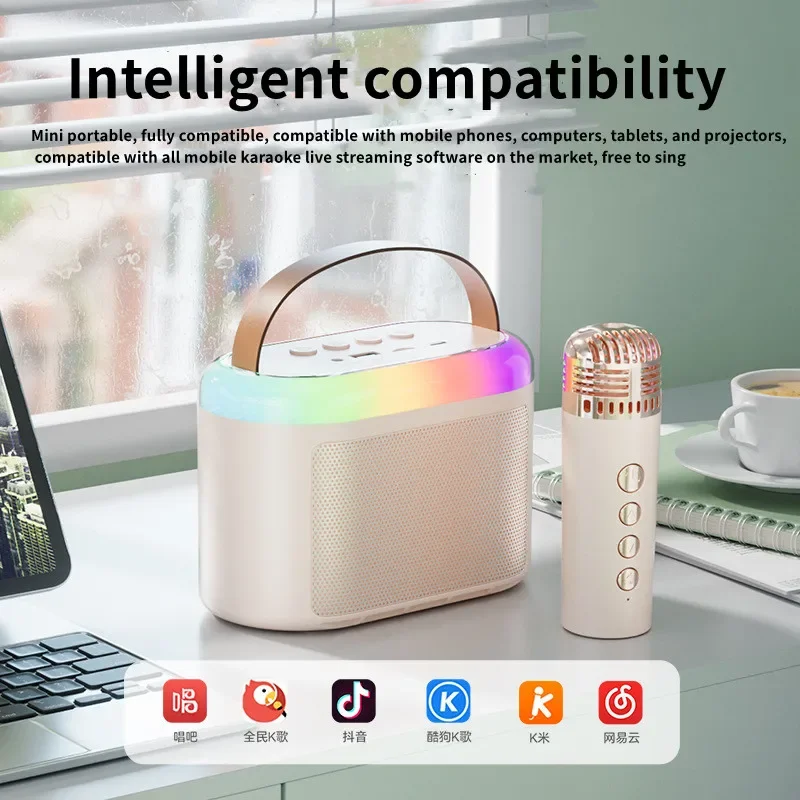 Караоке, высокая мощность, Bluetooth-колонка, Домашний Беспроводной микрофон Ktv, беспроводной микрофон, портативный комплект, сабвуфер, радио
Караоке, высокая мощность, Bluetooth-колонка, Домашний Беспроводной микрофон Ktv, беспроводной микрофон, портативный комплект, сабвуфер, радио