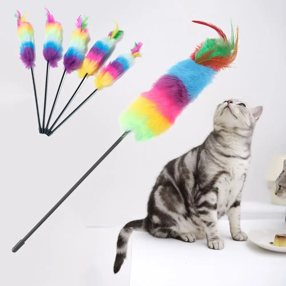 Short Stick Cat Teaser Feather Stick Cat Toy for Kitten Funny Cat Training Pet Toys
Short Stick Cat Teaser Feather Stick Cat Toy for Kitten Funny Cat Training Pet Toys