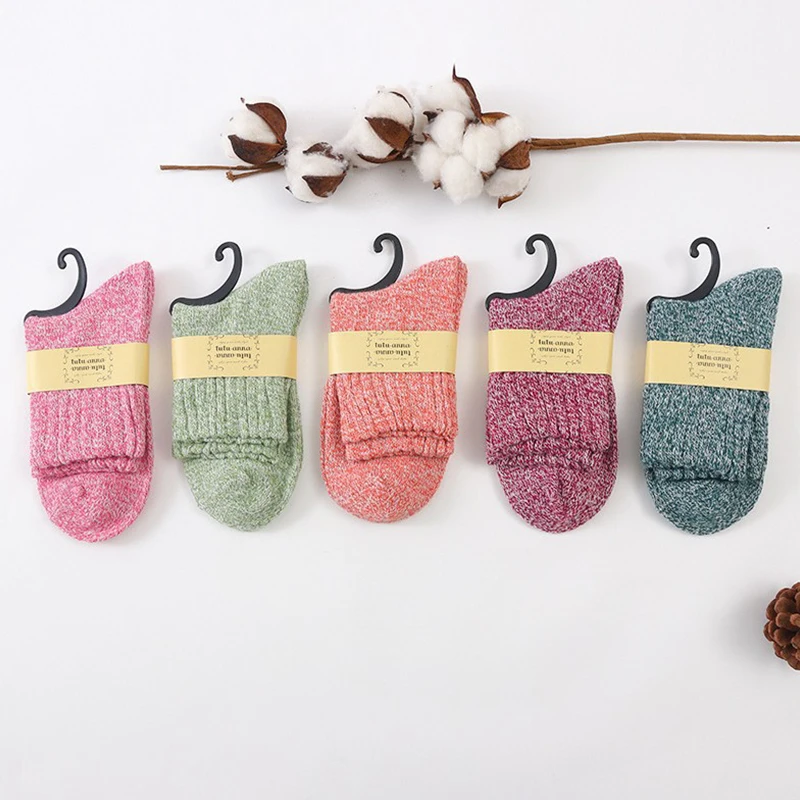 1 Pair Women Socks Classic Winter Wool Thick Warm Socks Breathable Elastic Force Sock Fashion Mid Tue Slouch Socks For Female
1 Pair Women Socks Classic Winter Wool Thick Warm Socks Breathable Elastic Force Sock Fashion Mid Tue Slouch Socks For Female