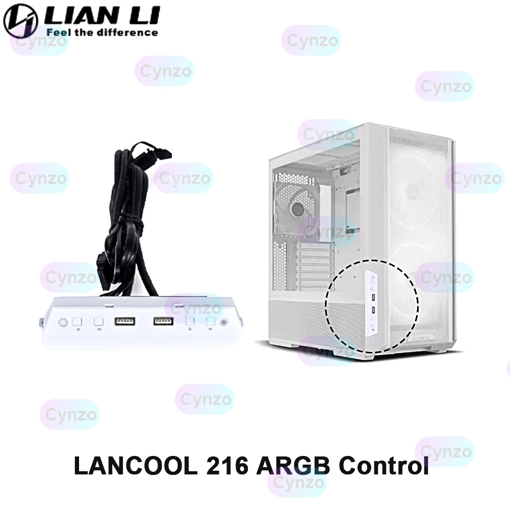

LIAN LI ARGB Control&USB Module For LANCOOL 216 Case Fan LAN216-1 (The Motherboard Needs To Have An Additional 2 USB 3.0 Ports)