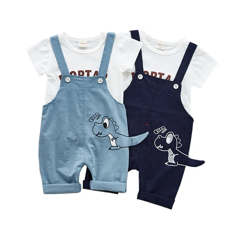 Toddler Kids Baby Boys Clothing Set Summer Short-sleeved Letter Printed Tops+Bib Pants Overalls Dinosaur Baby Boy Clothes 9-24M
Toddler Kids Baby Boys Clothing Set Summer Short-sleeved Letter Printed Tops+Bib Pants Overalls Dinosaur Baby Boy Clothes 9-24M