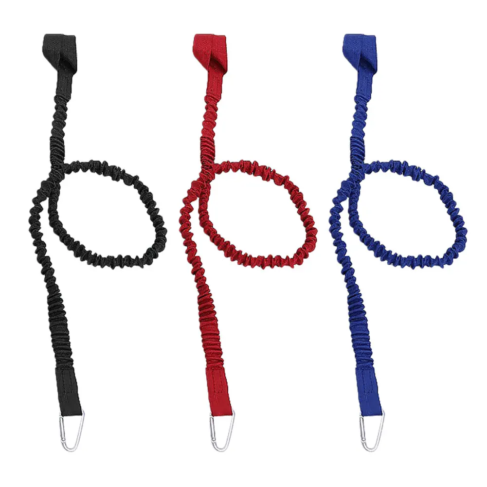 

Эластичный поводок для Каяка, нейлоновый сверхпрочный Регулируемый Спиральный шнур, веревка для галстука с крючками безопасности, аксессу...