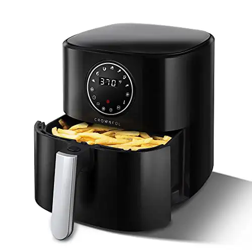 5 Quart Air Fryer, Electric Hot Oven Oilless Cooker,LCD Digital Touch Screen with 7 Cooking Presets and 53 Recipes, Nonstick B
5 Quart Air Fryer, Electric Hot Oven Oilless Cooker,LCD Digital Touch Screen with 7 Cooking Presets and 53 Recipes, Nonstick B