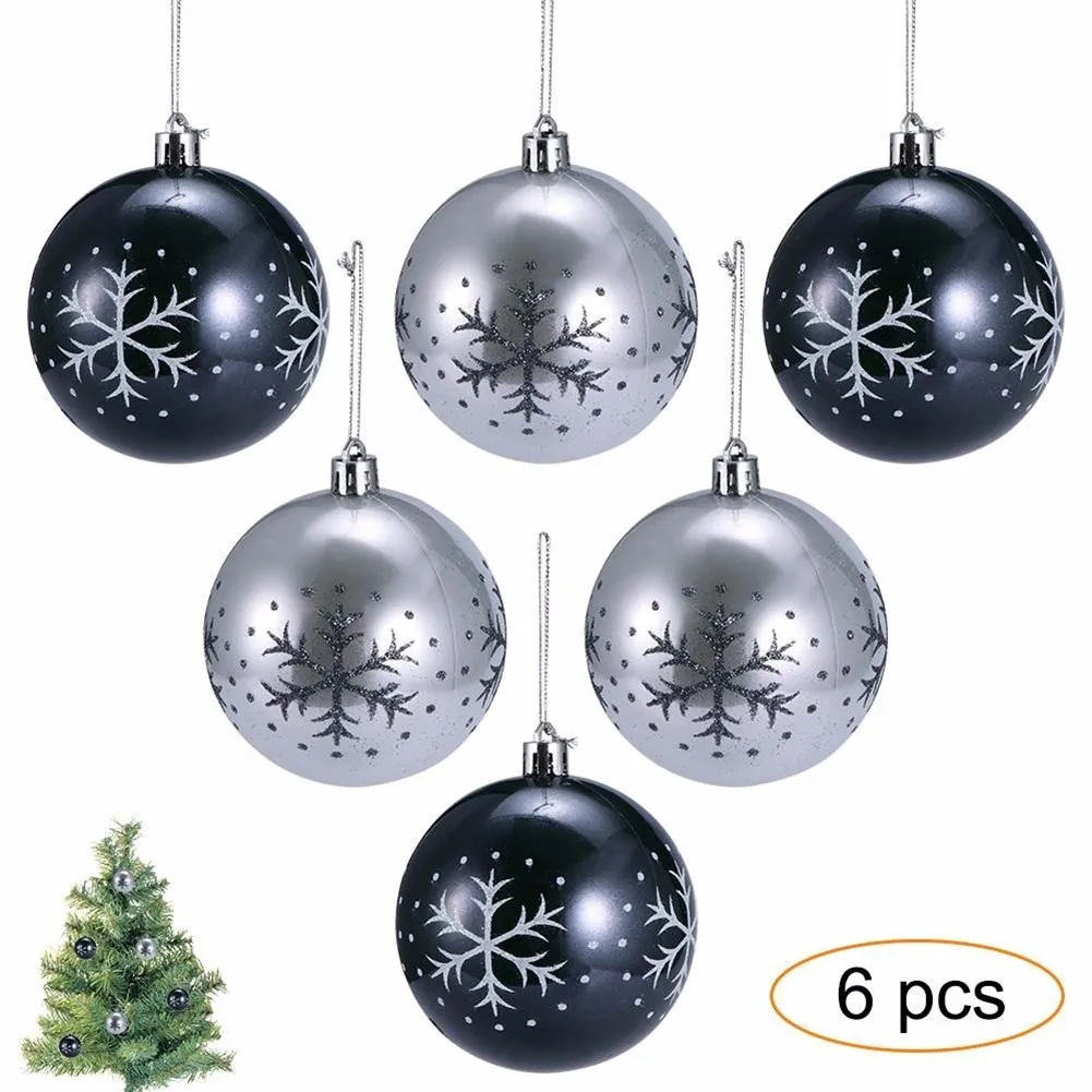 6pcs/set Multicolor Plastic Ball Christmas Tree Ornaments Hanging Pendants Xmas 6/8cm Plastic Home Festive Christmas Decor
6pcs/set Multicolor Plastic Ball Christmas Tree Ornaments Hanging Pendants Xmas 6/8cm Plastic Home Festive Christmas Decor