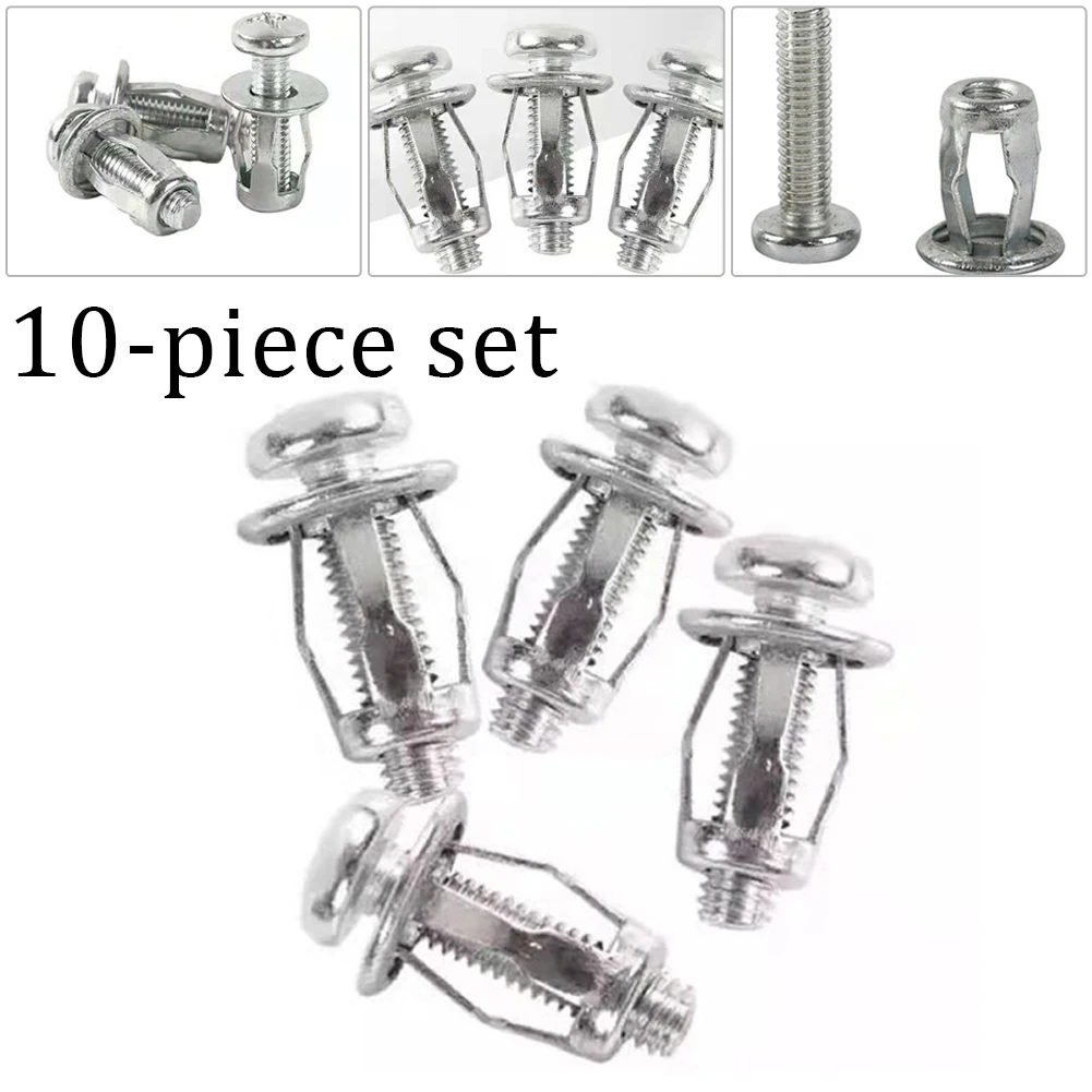 10PCS Metal Jack Nut Kit Petal Bolt Hollow Wall Nut Suitable For Jack/Carriage Nut 10/12mm Home Hardware Set
10PCS Metal Jack Nut Kit Petal Bolt Hollow Wall Nut Suitable For Jack/Carriage Nut 10/12mm Home Hardware Set