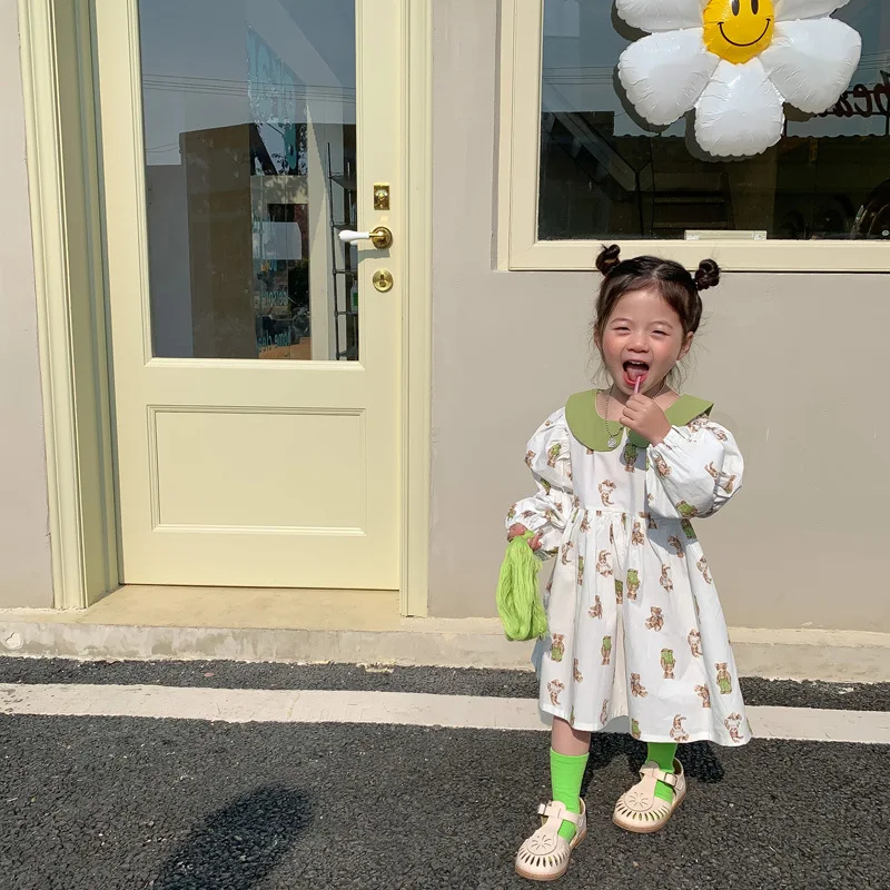 1-6 Years Girls Dress 2022 Spring New Cotton Cute Cartoon Long-sleeved Princess Dress Toddler Girl Summer Dress Children Clothes
1-6 Years Girls Dress 2022 Spring New Cotton Cute Cartoon Long-sleeved Princess Dress Toddler Girl Summer Dress Children Clothes