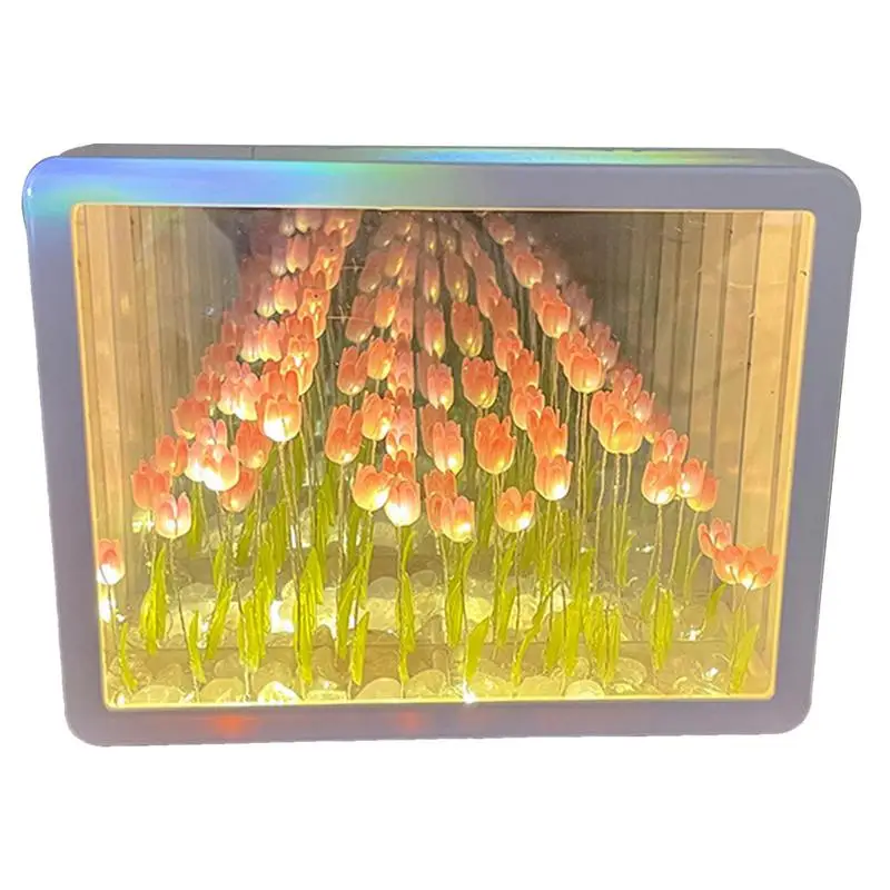 Tulip Lamps Handmade DIY Tulip Mirror Tulip Sleep Lamps Lights For Bedrooms Bedside Decoration Ornament For Children Girl Couple
Tulip Lamps Handmade DIY Tulip Mirror Tulip Sleep Lamps Lights For Bedrooms Bedside Decoration Ornament For Children Girl Couple