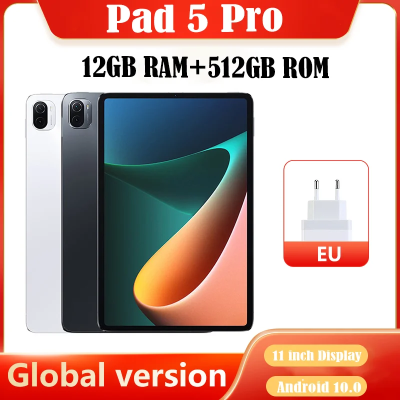 Pad 5 Pro Tablet 12GB RAM 512GB ROM 5G Tablets 11 Inch Display Android Tablete Dual Sim Tablette PC World Premiere Pad 5 Pro
Pad 5 Pro Tablet 12GB RAM 512GB ROM 5G Tablets 11 Inch Display Android Tablete Dual Sim Tablette PC World Premiere Pad 5 Pro
