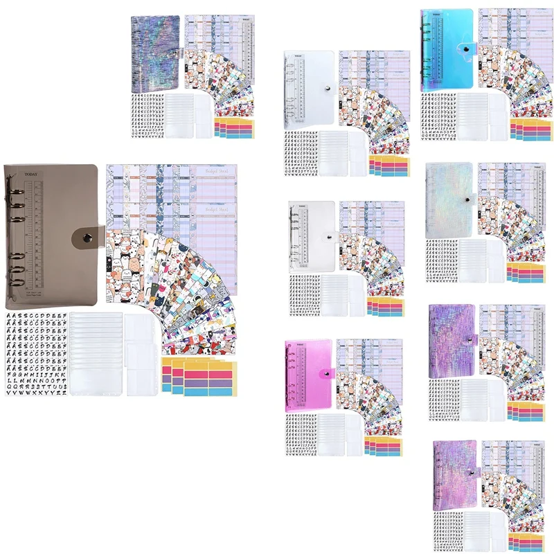 Budget Binder Envelope System Expense Budget Sheets,A6 PVC Bags,Storage Bags,Alphabet Stickers
Budget Binder Envelope System Expense Budget Sheets,A6 PVC Bags,Storage Bags,Alphabet Stickers