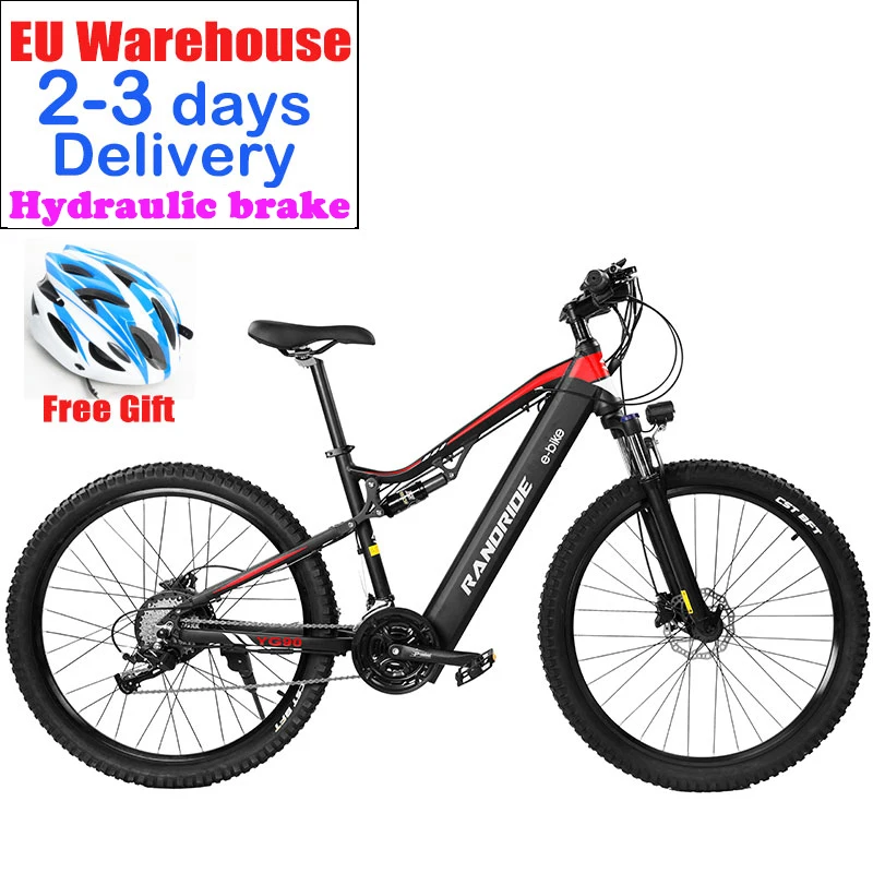 RANDRIDE Electric Bike 1000W 48V 17Ah Removable Battery 27.5 Inch Mountain Ebike Cycling Bicycle EU Stock
RANDRIDE Electric Bike 1000W 48V 17Ah Removable Battery 27.5 Inch Mountain Ebike Cycling Bicycle EU Stock